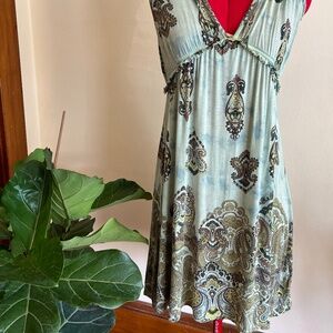 Tie dye inspired summer dress